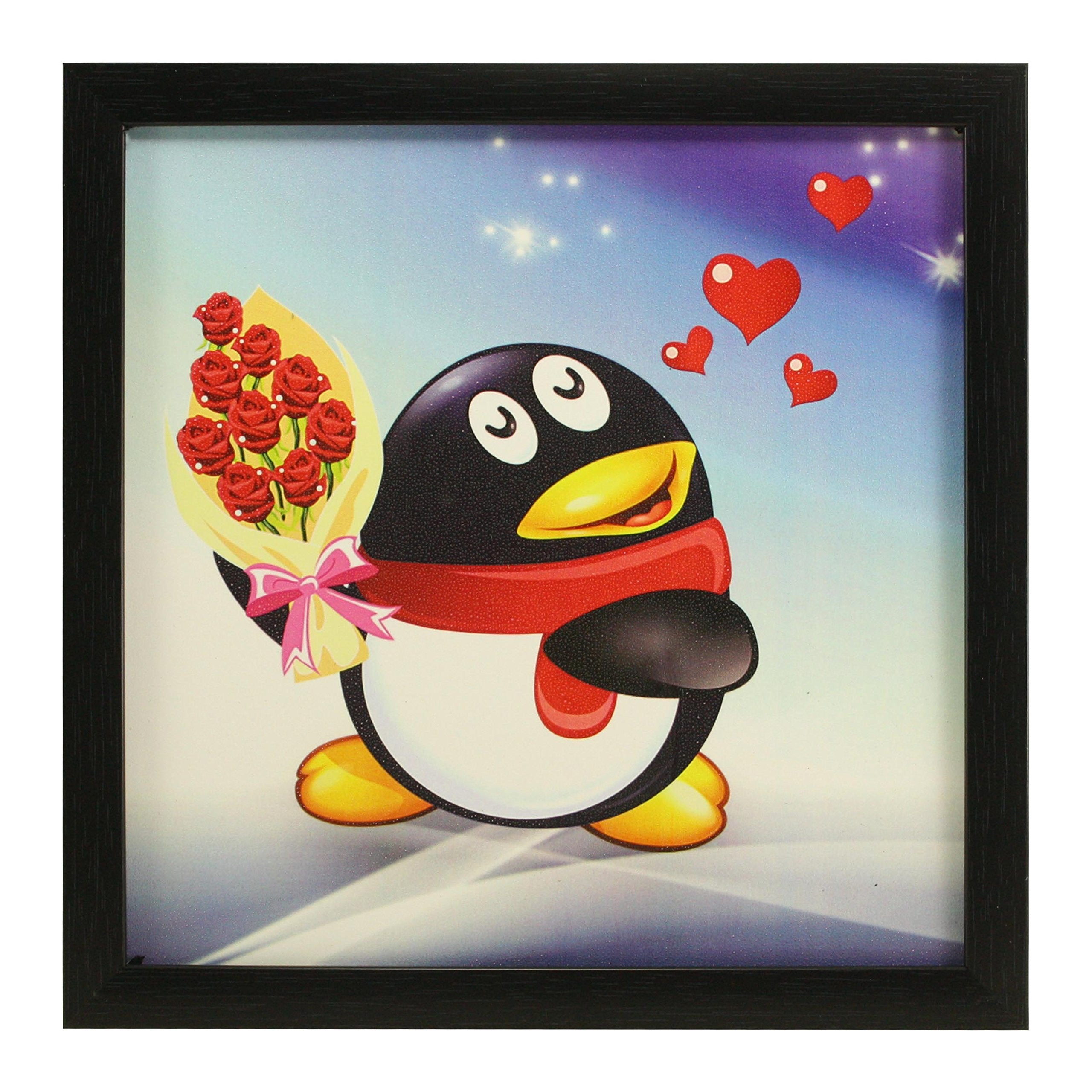 Indianara 3 Piece Set of Framed Wall Hanging Kids Room Decor (1031) Art Prints 8.7 INCH X 8.7 INCH Without Glass